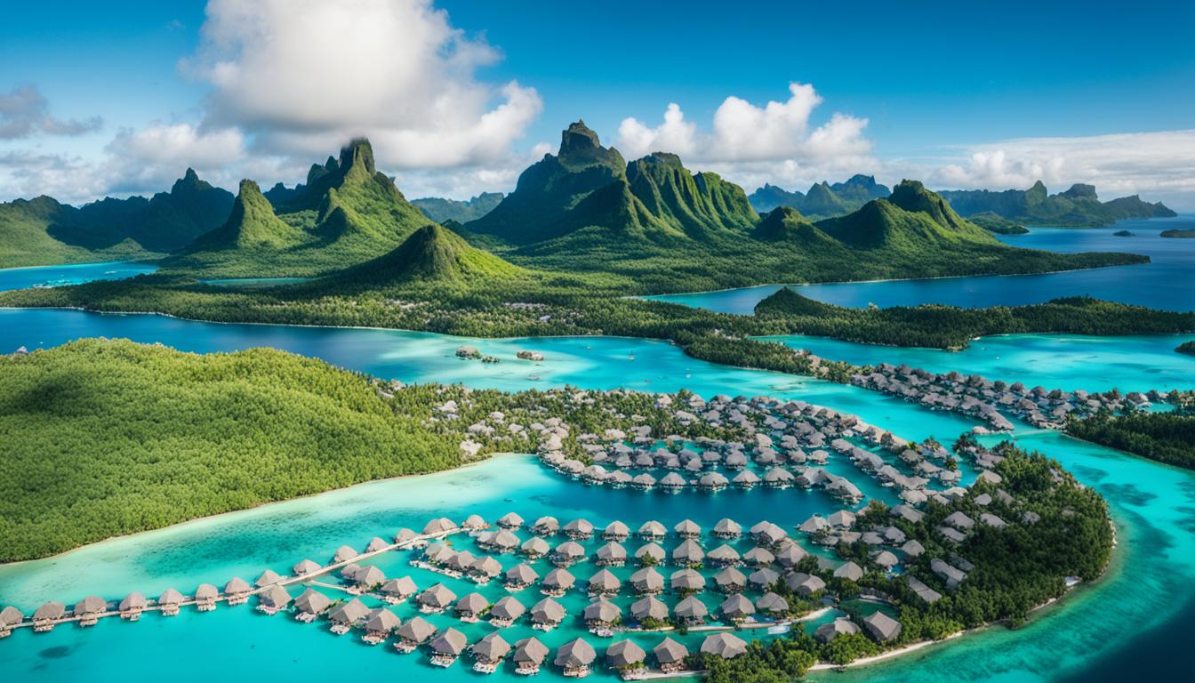 stunning views of Bora Bora